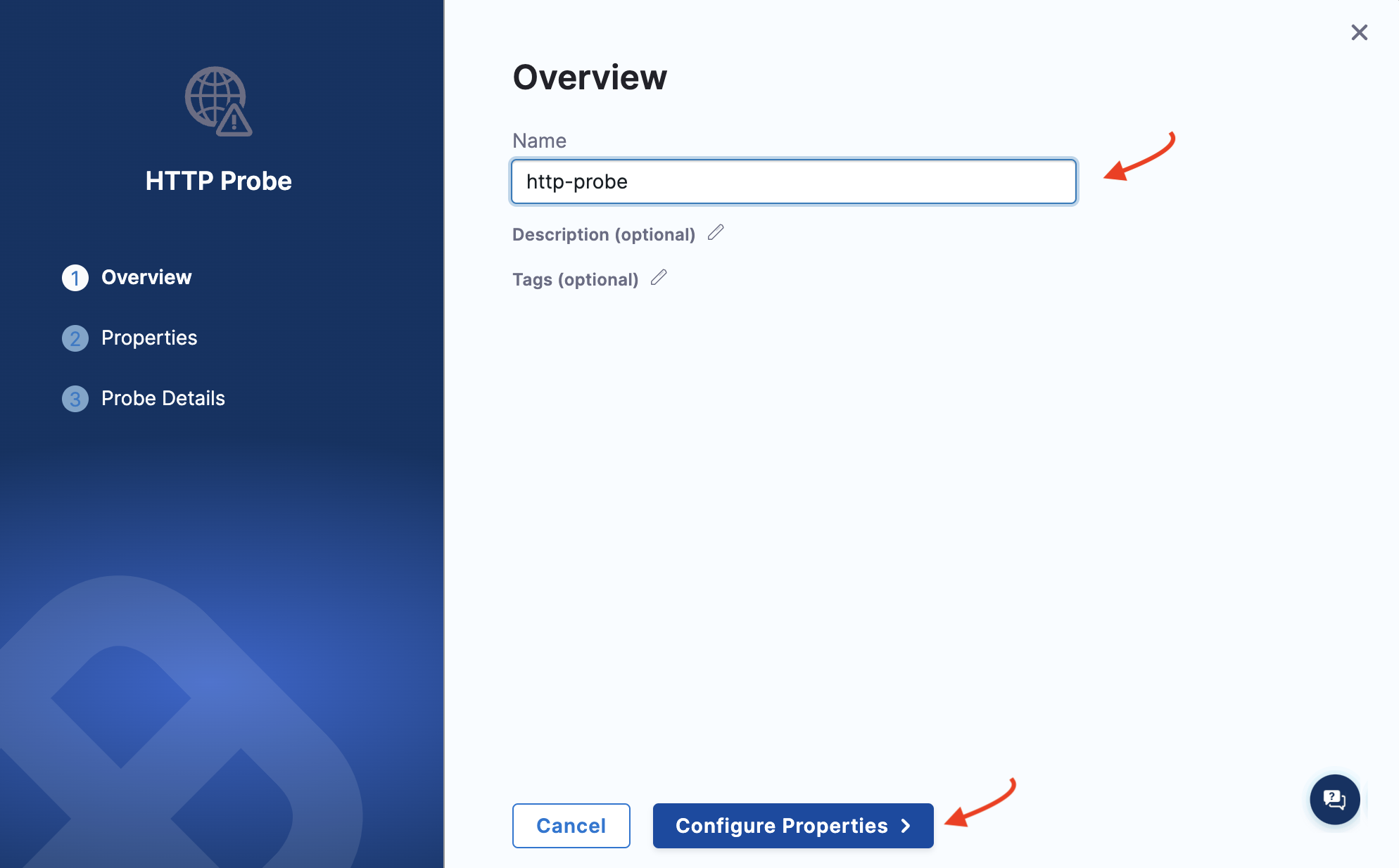 configure probe